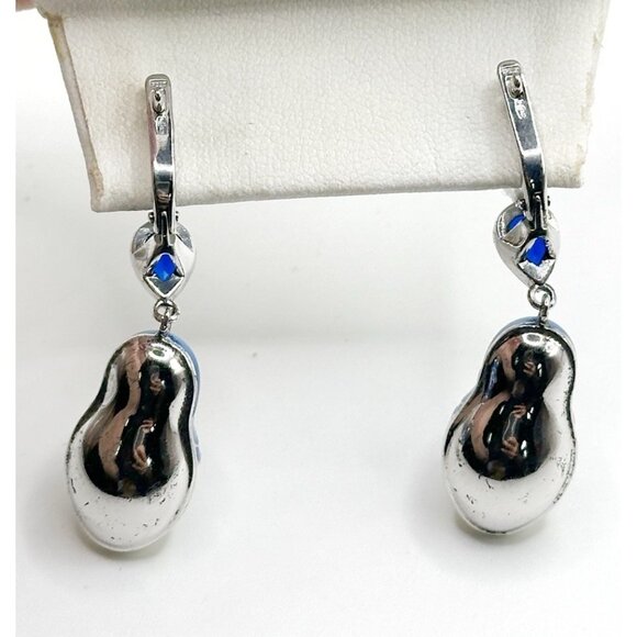 SOKOLOV Sterling Silver 925 Enamel Matryoshka Nesting Doll Earrings - Picture 4 of 5